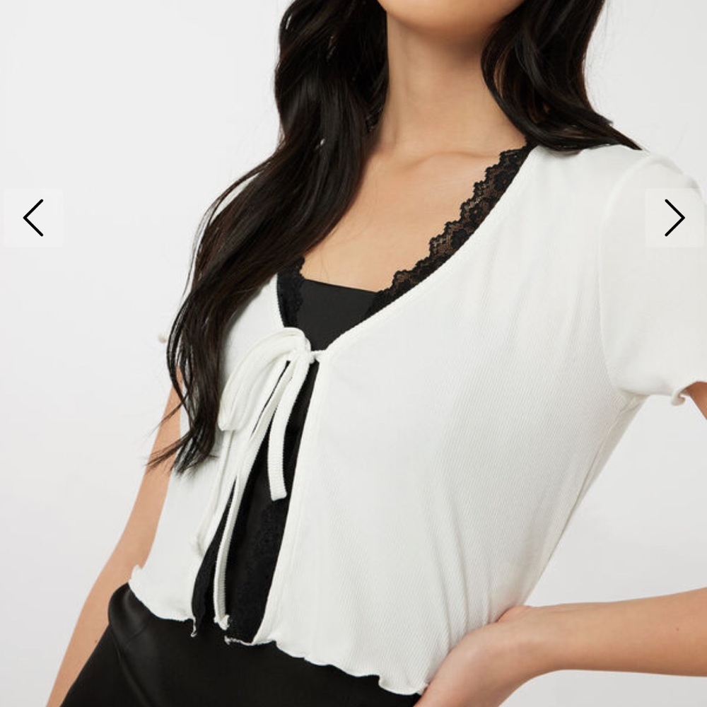 Crop Lace Bustier
